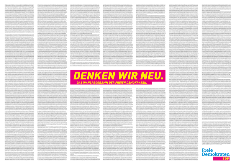 Denken wir neu.
